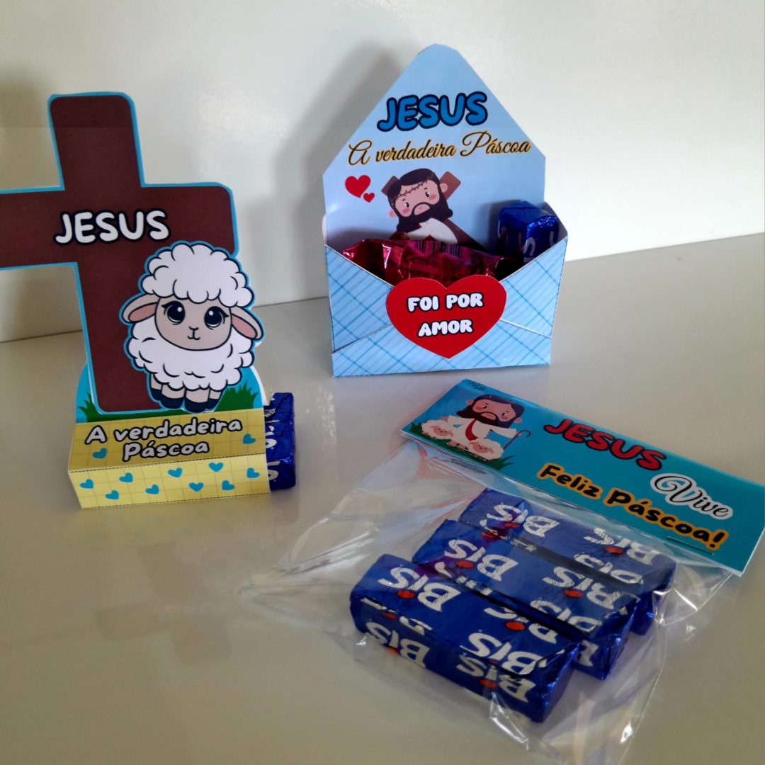 kit Lembrancinhas Páscoa Cristã