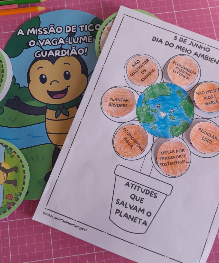 História na Luva e Atividade Meio Ambiente