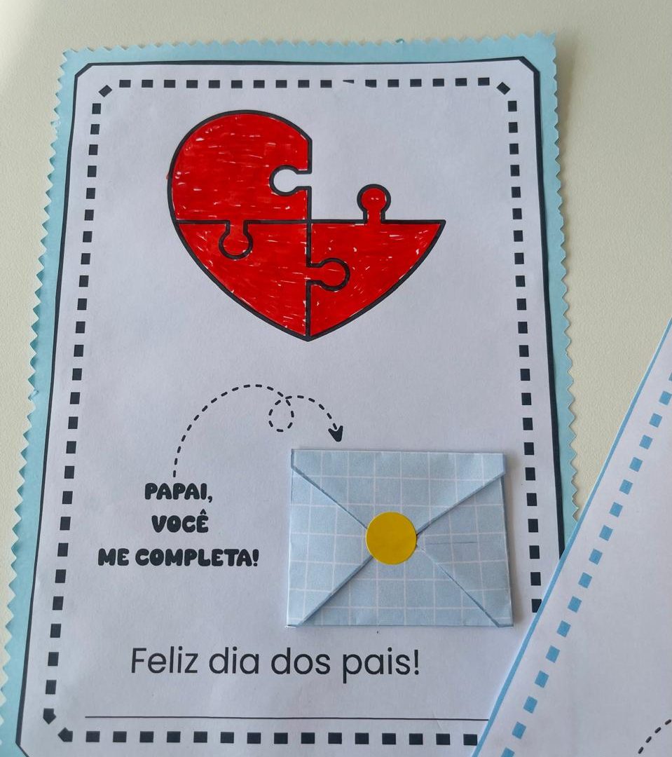 Cartão Papai Você Me Completa