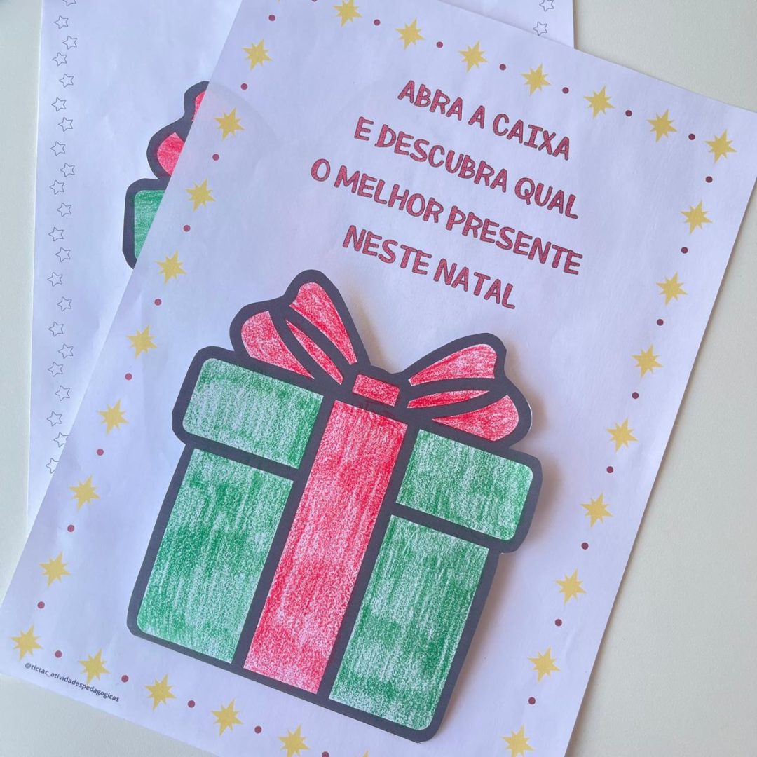 Atividade Jesus, Melhor Presente