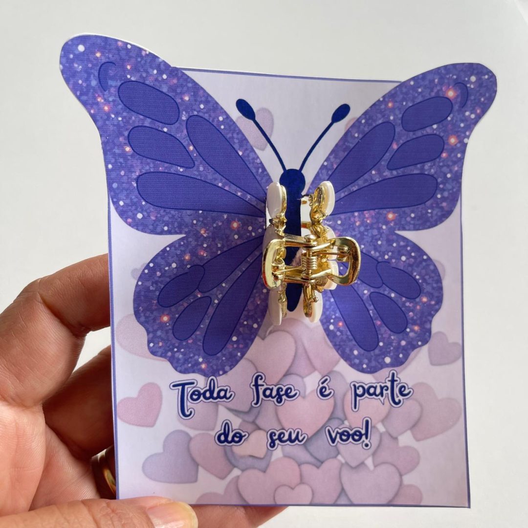 Lembrança Dia da Mulher - Borboleta